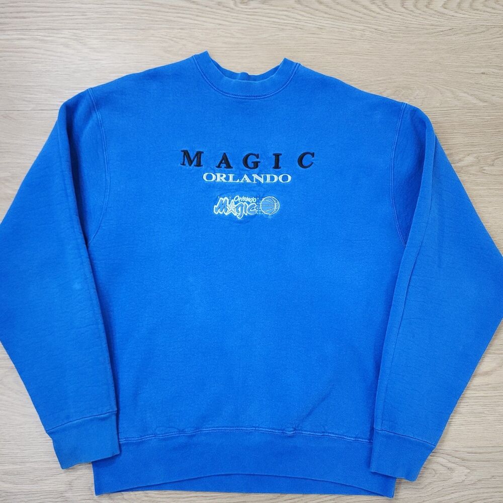 VTG Orlando Magic Salem Sportswear Sweatshirt Adult XL Embroidered Logo USA 90s